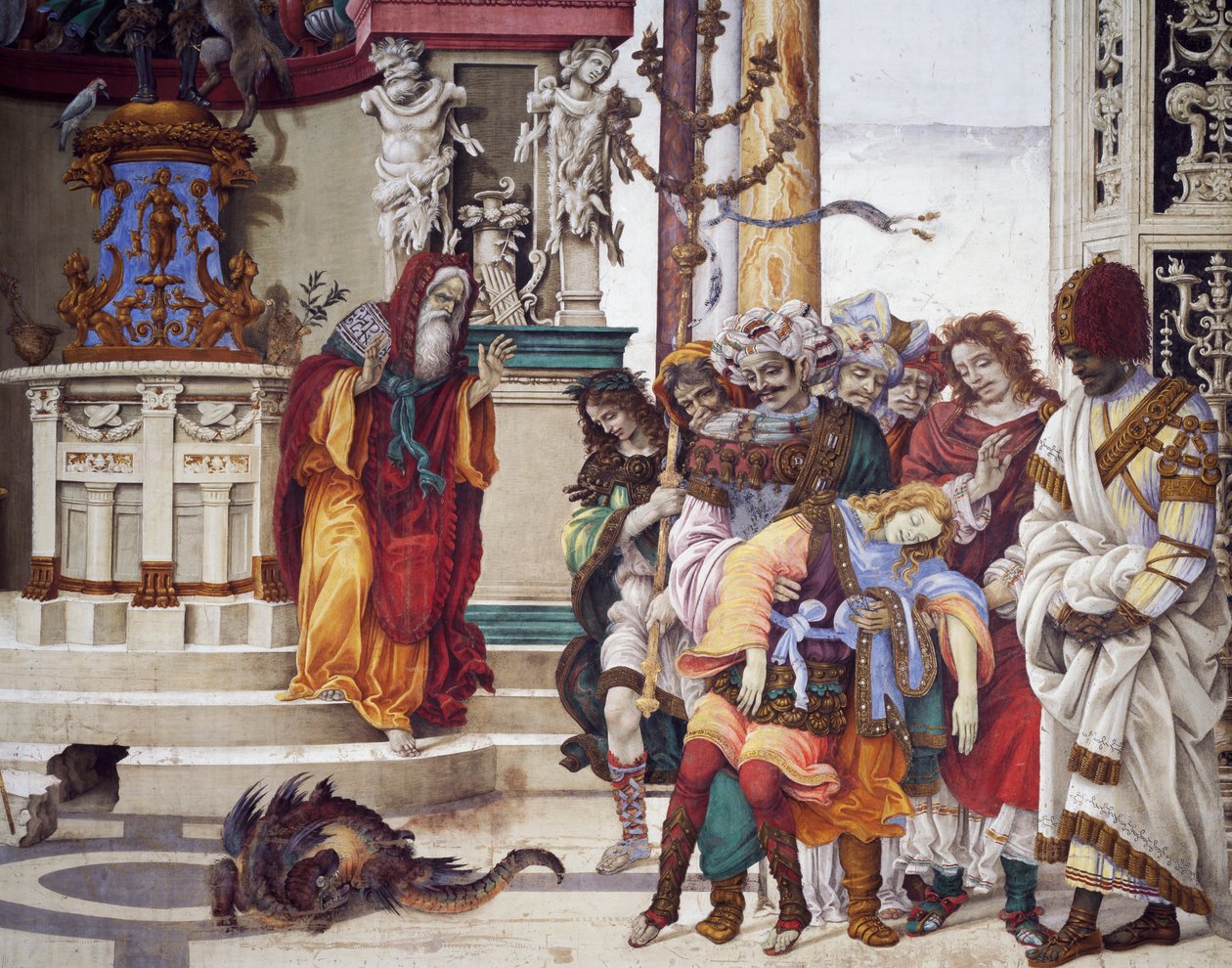 Stories of St John, by Filippino Lippi بواسطة فلبيني ليبي