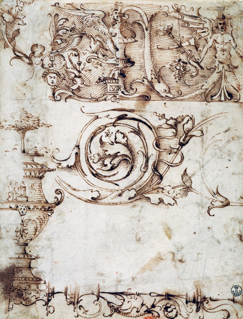 Study for ornaments and other decorative motifs بواسطة فلبيني ليبي