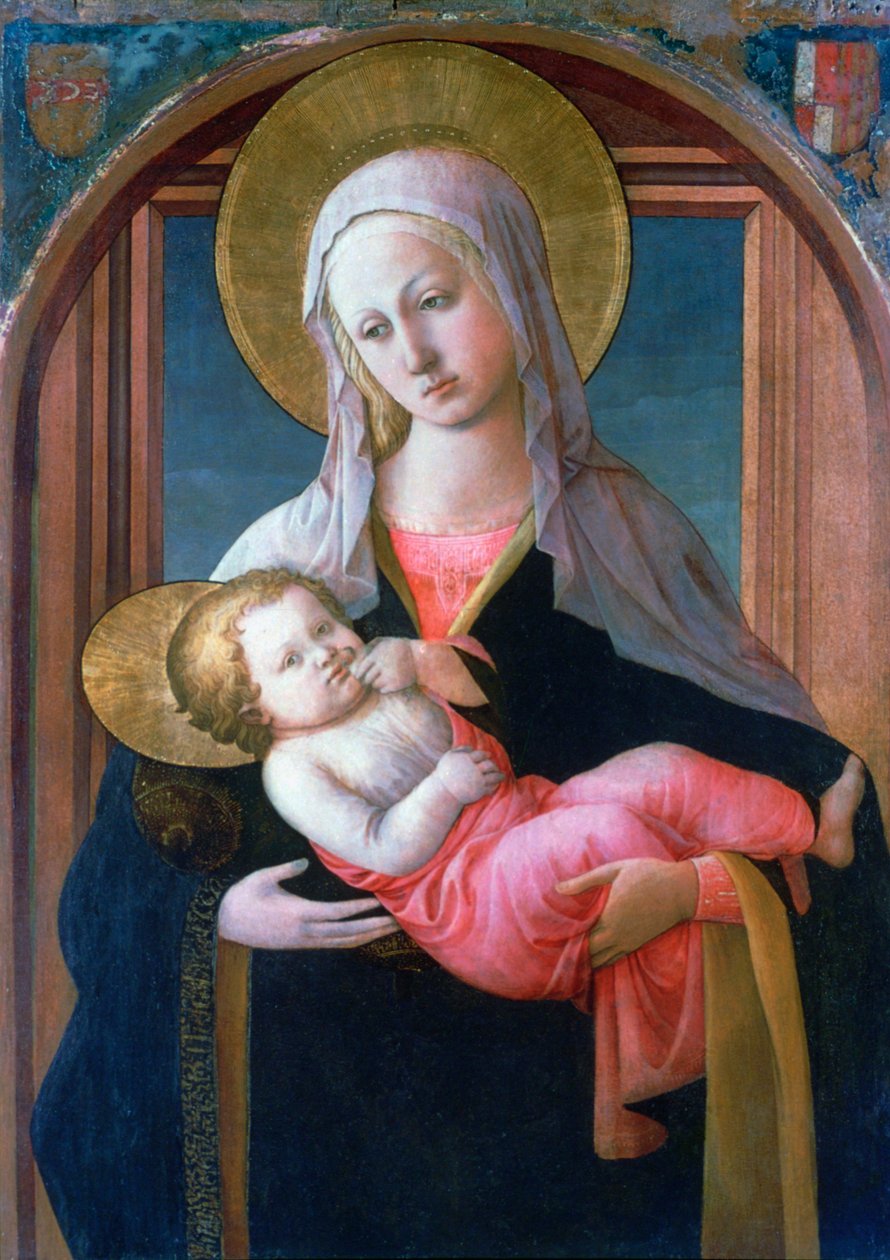 العذراء والطفل ، c1450-1460 بواسطة فلبيني ليبي