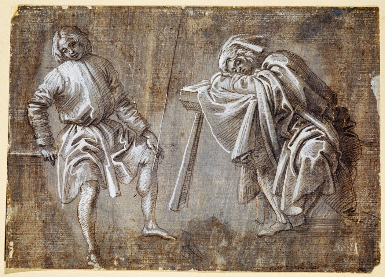 Two seated figures بواسطة فلبيني ليبي