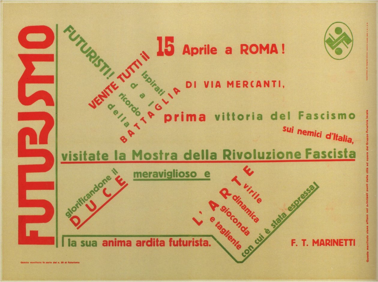 المستقبل ، 1932 بواسطة فيليبو توماسو إميليو مارينيتي