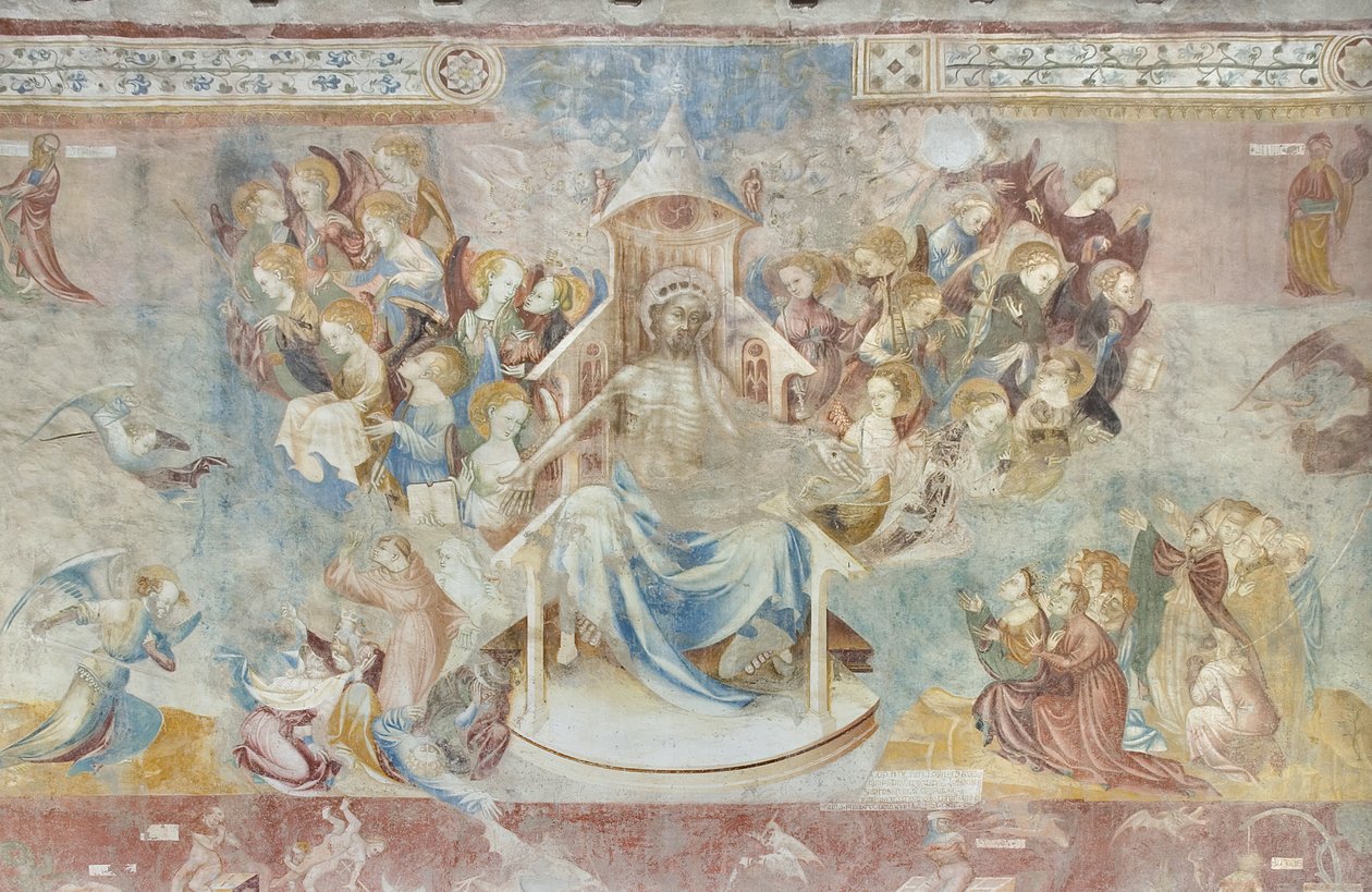 الحكم الأخير ، ج 1400 بواسطة Filippolo de and Veris da Milano فيريس دا ميلانو
