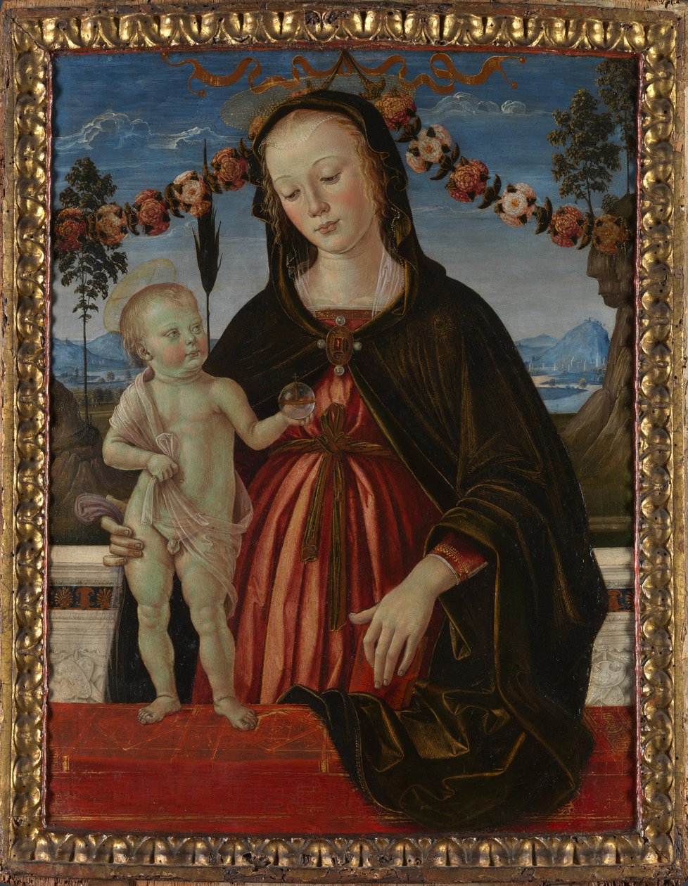 العذراء والطفل ، ج. 1473 بواسطة Fiorenzo di Lorenzo