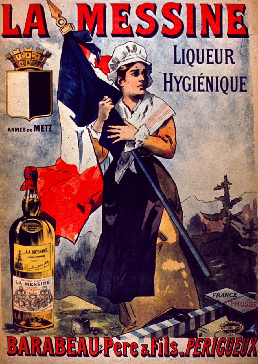 إعلان La Messina Liqueur Hygienique (لون ليثو) بواسطة فيرمين بويسيه