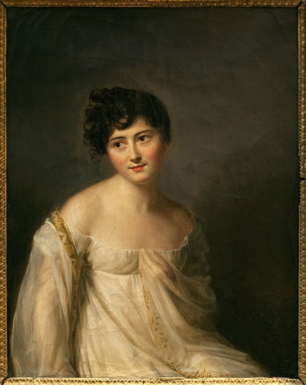 صورة جولييت ريكامير (1777-1849) ديت مدام ريكامير. لوحة فيرمين ماسوت (1766-1849) ، زيت على قماش ، حوالي 1807. الفن الفرنسي بواسطة فيرمين ماسوت