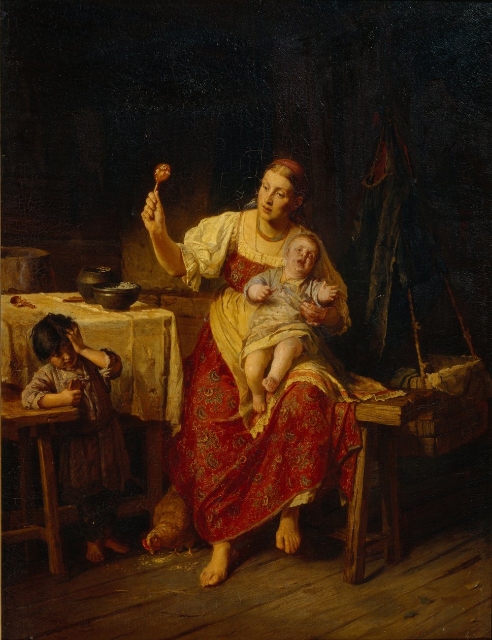 زوجة الأب ، 1874 بواسطة التنوب سيرجيفيتش Zhuravlev