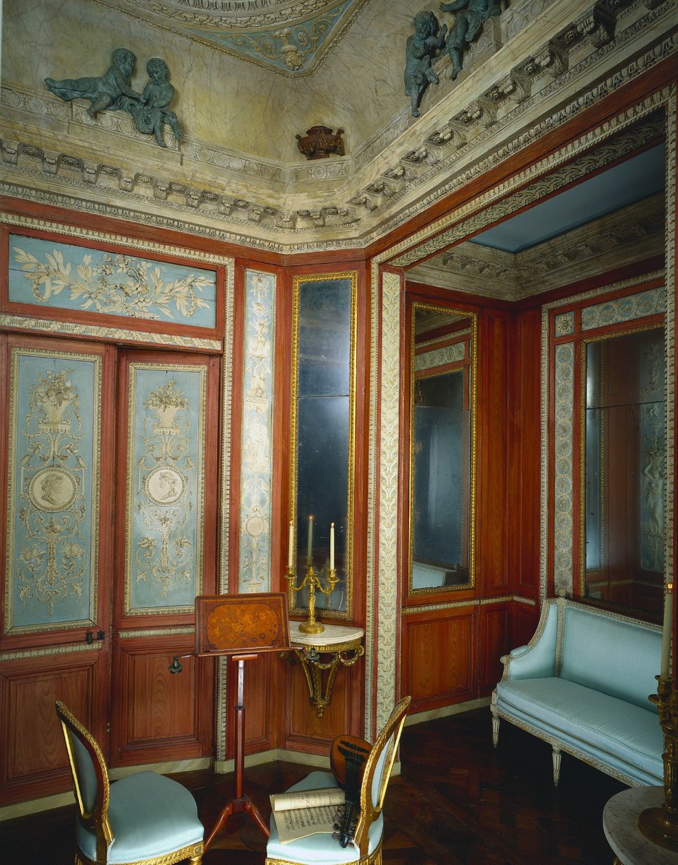 Boudoir من فندق dHocqueville ، روان ، ج. 1785. بواسطة شركة Fixon
