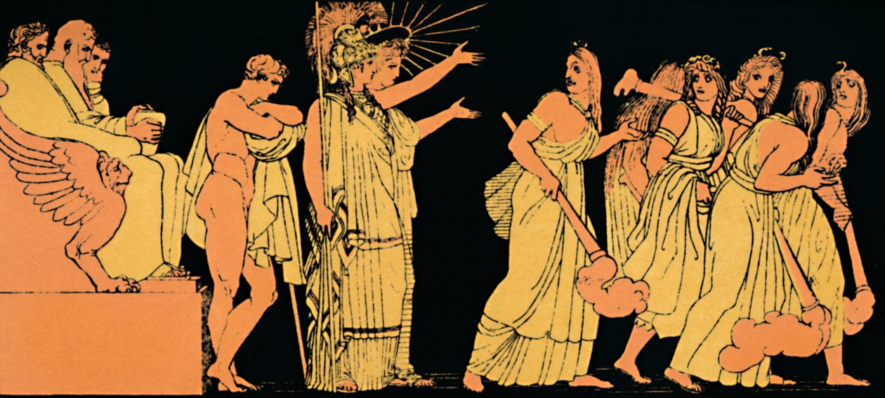 رحيل الغضب ، 1880 بواسطة Flaxman