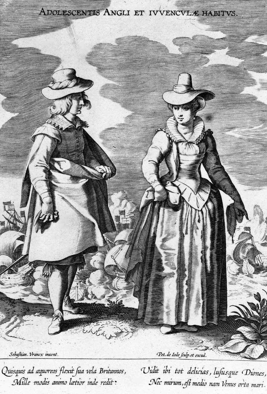 Adoloscentes England ، مأخوذة من عادات أثاث Vararia Nations التي صنعها Peiter Camocio 1 بعد سيباستيان فرانك ، 1600-1634 بواسطة المدرسة الفلمنكية