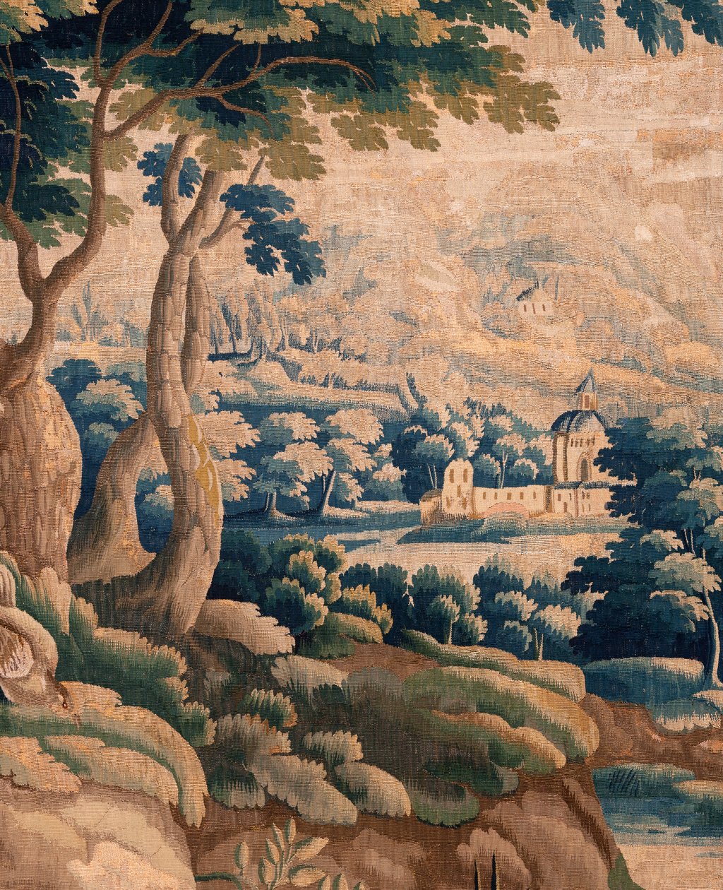 نسيج فلمنكي. ما يسمى فيردور. مشغل Oudenaarde. 332x318 سم. الفاتورة 00021. القرن السابع عشر. بواسطة المدرسة الفلمنكية
