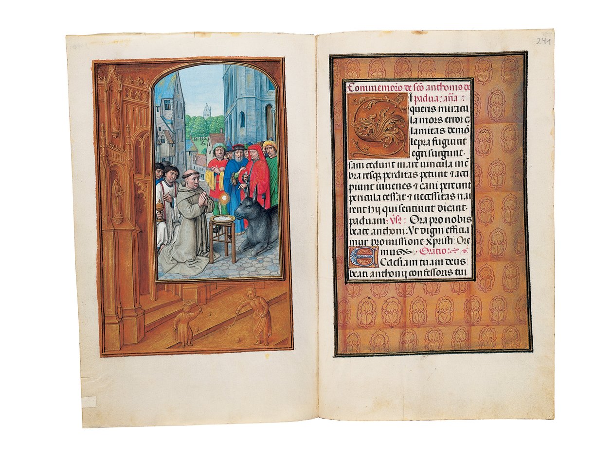 أوراق من كتاب ساعات روتشيلد ، جنت أو بروج ، c.1505 بواسطة المدرسة الفلمنكية