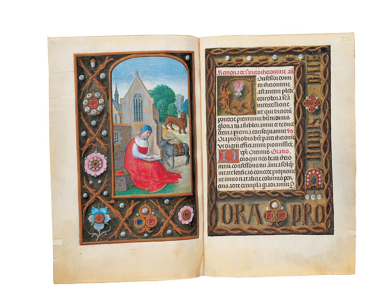 أوراق من كتاب ساعات روتشيلد ، جنت أو بروج ، c.1505 بواسطة المدرسة الفلمنكية
