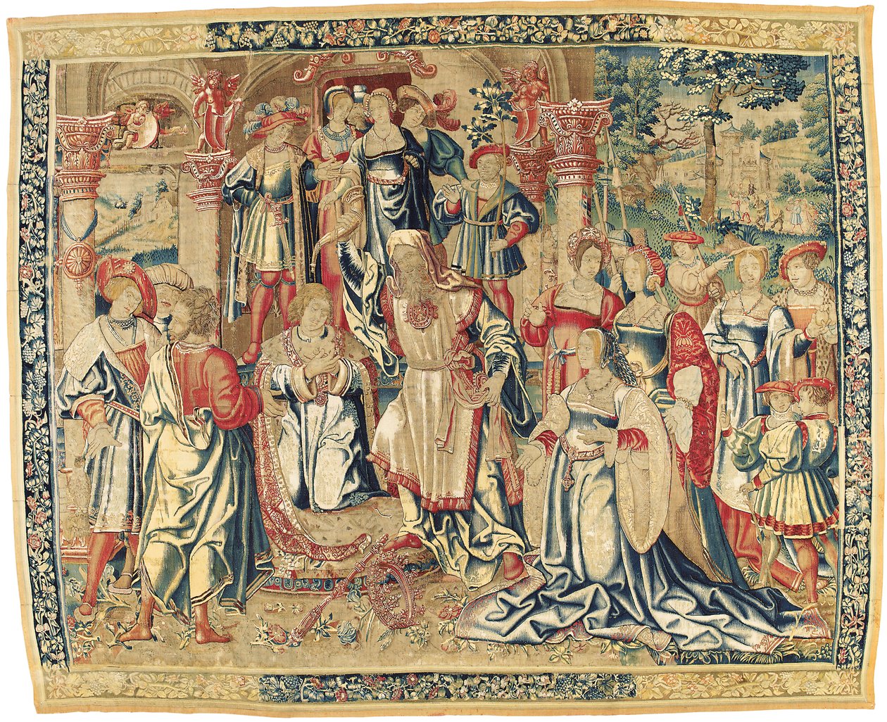 نسيج فرانكو فليميش الإنجيلي ، c.1510-30 بواسطة المدرسة الفلمنكية