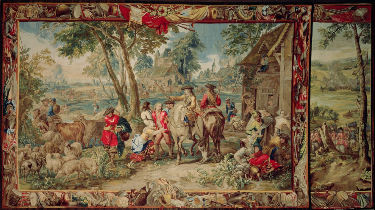 سرقة ، من سلسلة العلوم العسكرية ، ورشة عمل Judocus de Vos ، c.1715-24 بواسطة المدرسة الفلمنكية