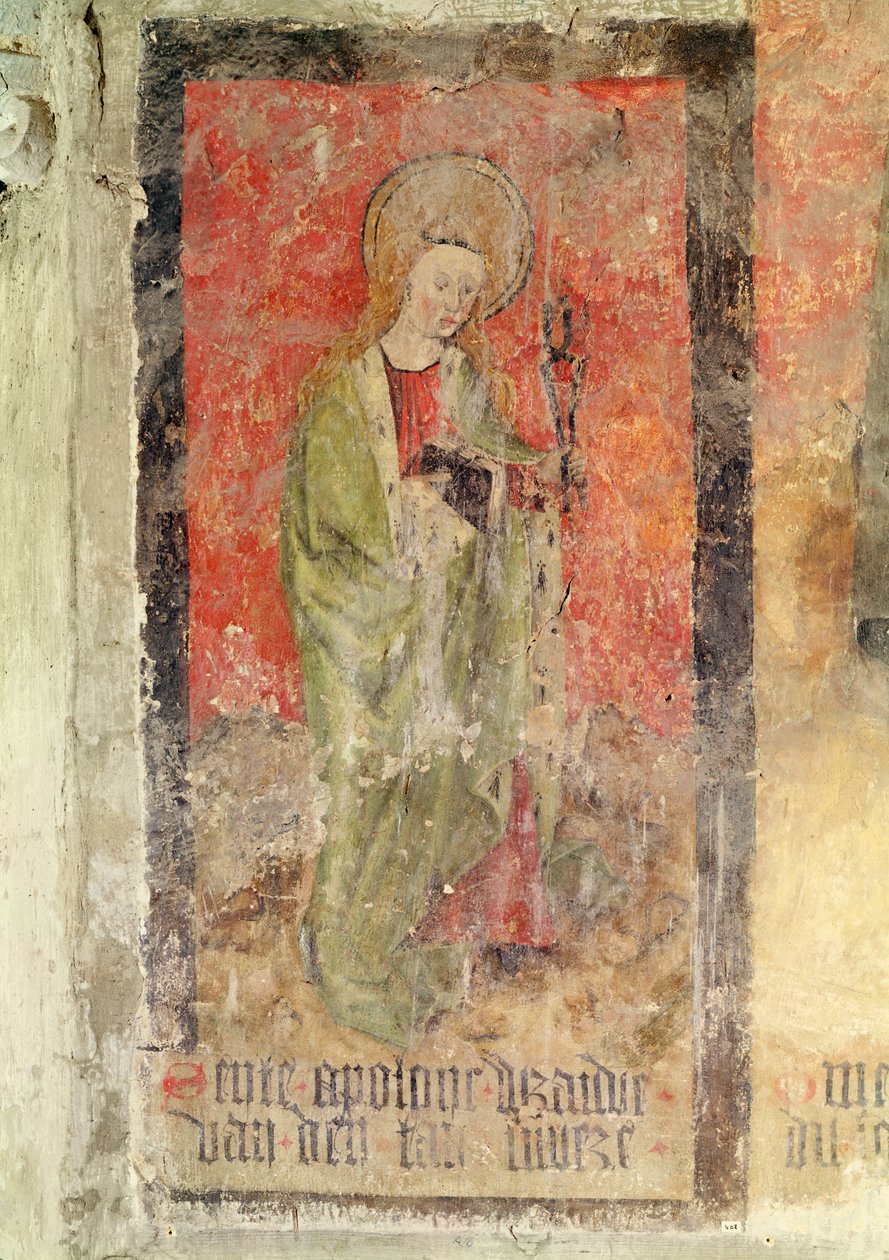 سانت أبولونيا ، جدارية من القبو ، 1480-1540 بواسطة المدرسة الفلمنكية