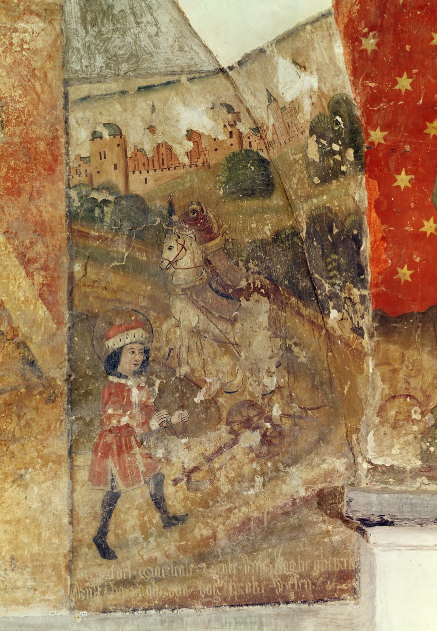 سانت غيدو ، جدارية من القبو ، c.1480-1540 بواسطة المدرسة الفلمنكية