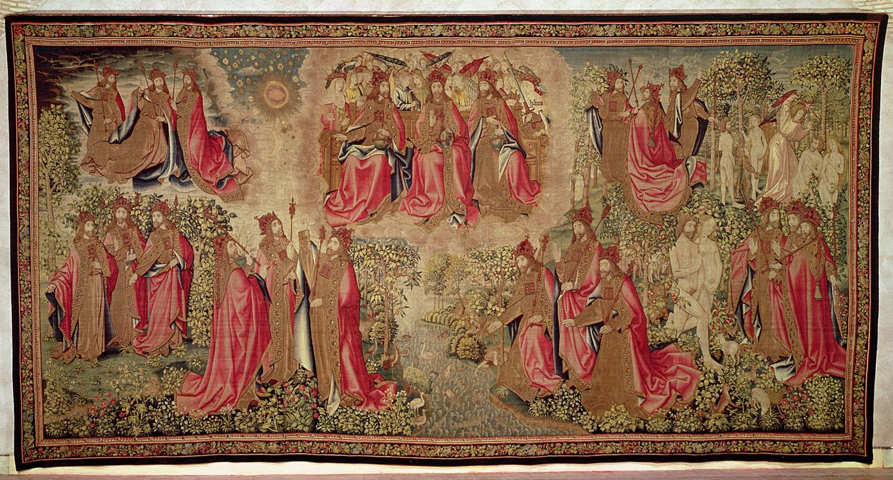 الخلق ، ورشة بروكسل ، c.1600 بواسطة المدرسة الفلمنكية