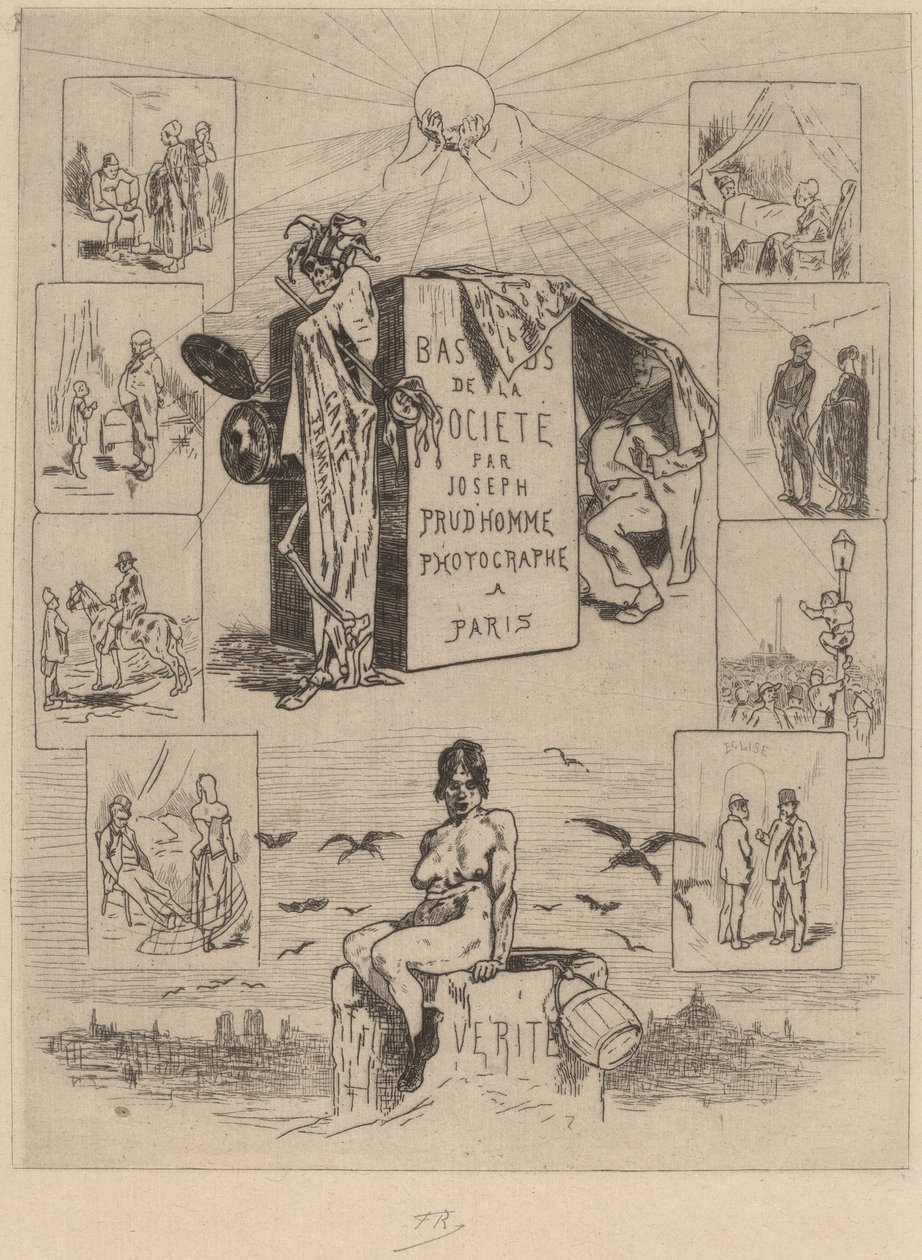 الواجهة: The Dregs of Society Les bas-fonds de la societe ، 1864. بواسطة فيليسيان روبس