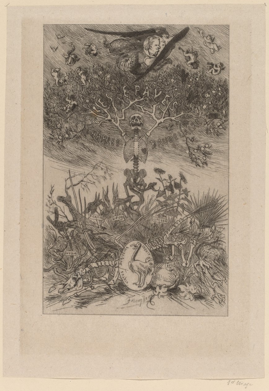 الواجهة: The Waifs Les Epaves 1868. بواسطة فيليسيان روبس