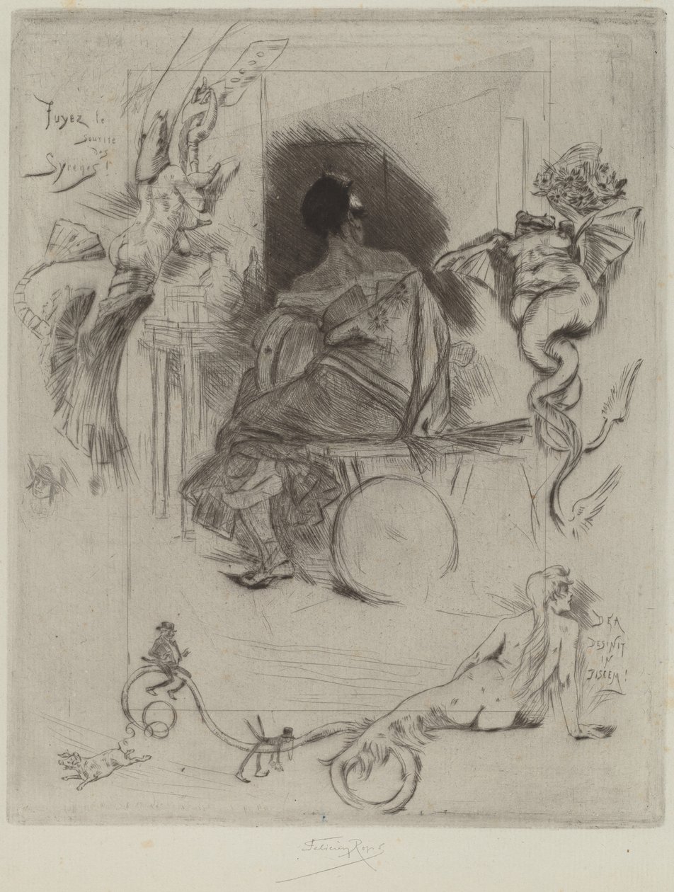 The Last Maja 1880. بواسطة فيليسيان روبس