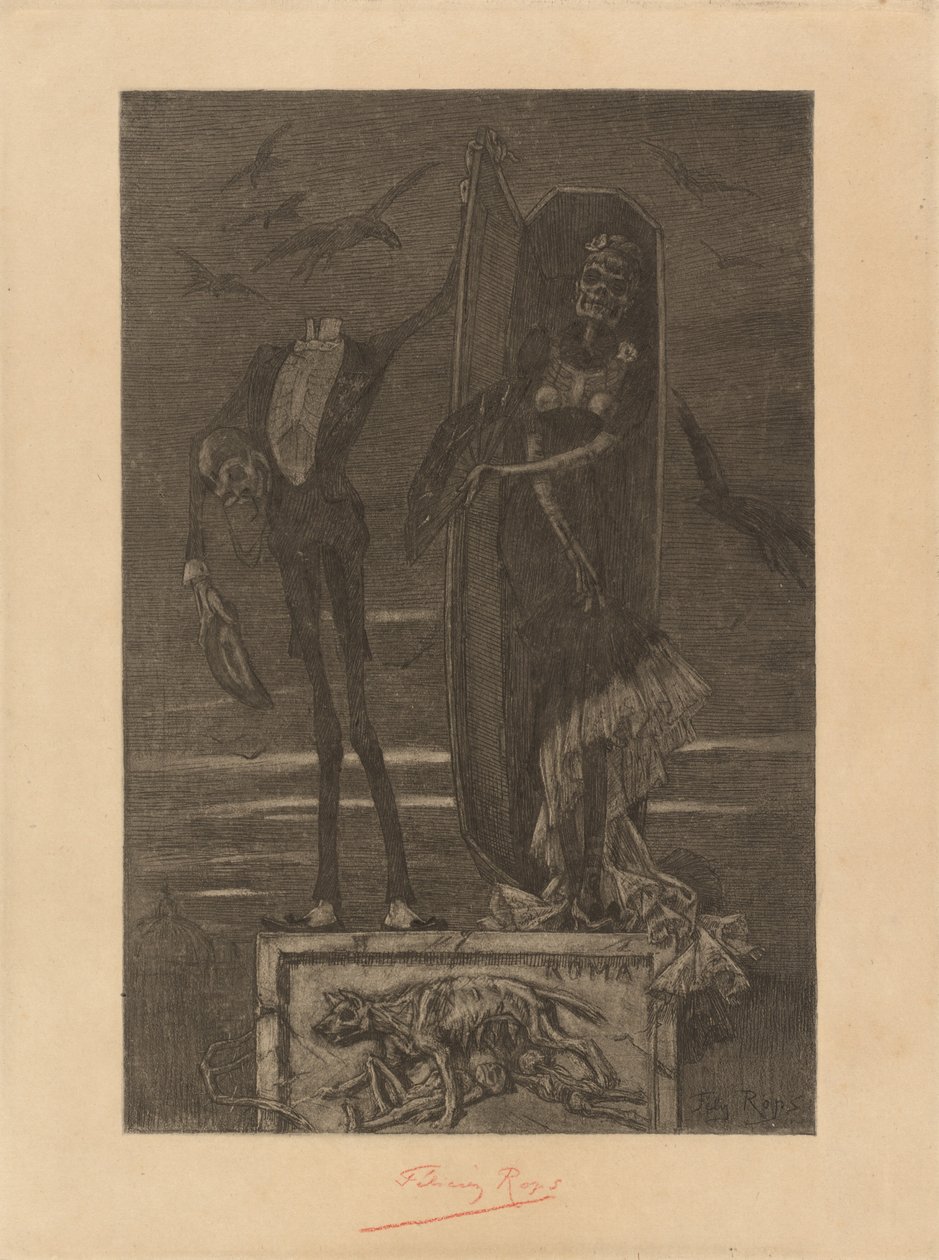 النائب الأعلى: Frontispiece ، 1884. بواسطة فيليسيان روبس