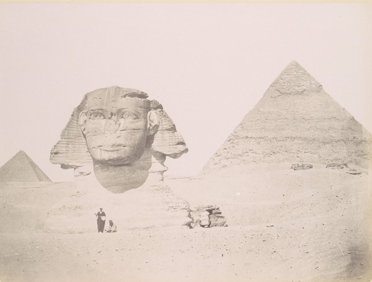 Pyramides et le Sphinx ، 1860s-70s ، مطبوعة ca. 1870. بواسطة فيليكس بونفيس