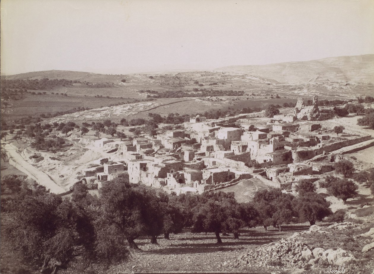 منظر عام للبيت عنيا - منظر عام للبيت عنيا ، كاليفورنيا. 1880. بواسطة فيليكس بونفيس