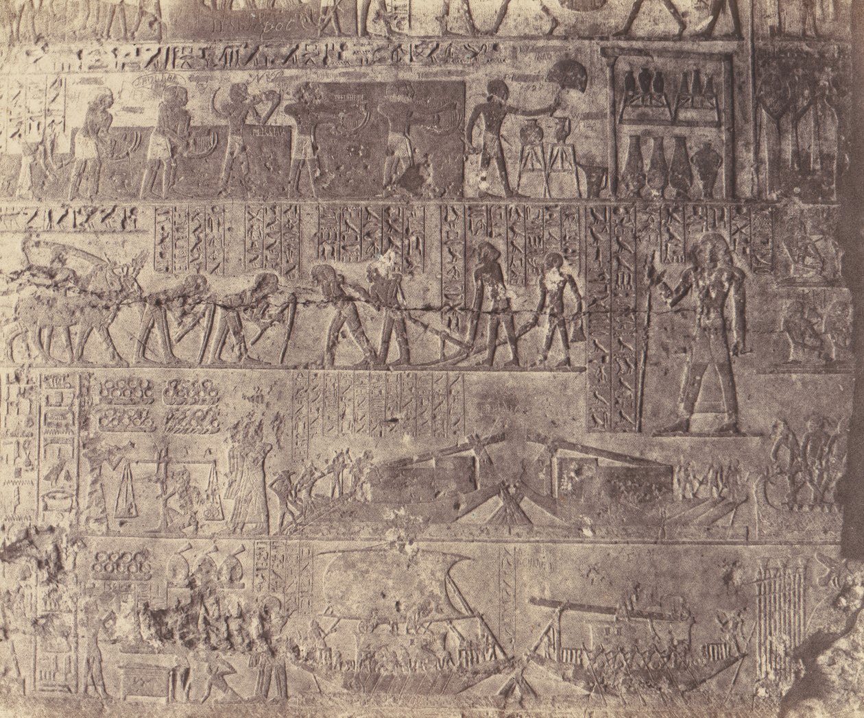 الكاب إيليثيا ، Hypogean Architecture - Tomb of Phapé - Sculptu ... ، 1851-52 ، طبعت 1853-54. بواسطة فيليكس تينارد