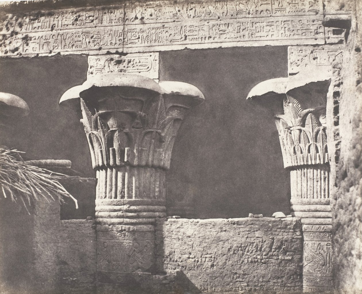 Esneh Latopolis ، Construction Ensablée - Architrave ، Futs ، et Chapit ... ، 1851-52 ، طبعت 1853-54. بواسطة فيليكس تينارد