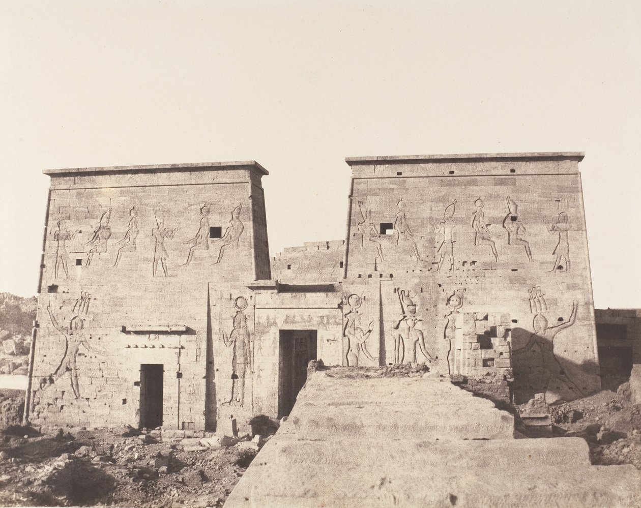 جزيرة فيليه ، الصرح الأول - منظر مأخوذ من رصيف ... ، 1851-52 ، طبع 1853-54. بواسطة فيليكس تينارد