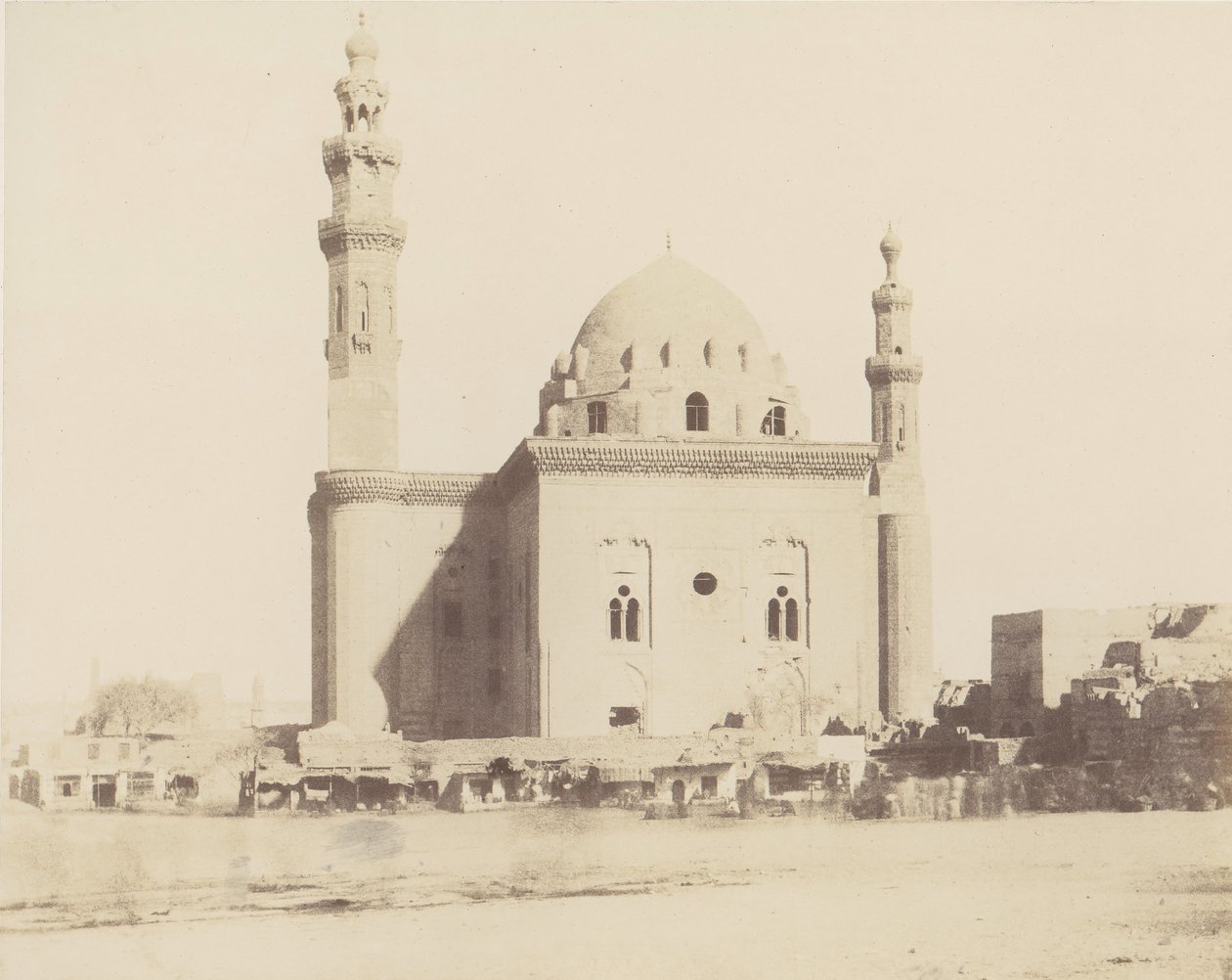 لو كير ، مسجد السلطان حسن لو تومبو ، 1851-52 ، طبعت 1853-54. بواسطة فيليكس تينارد