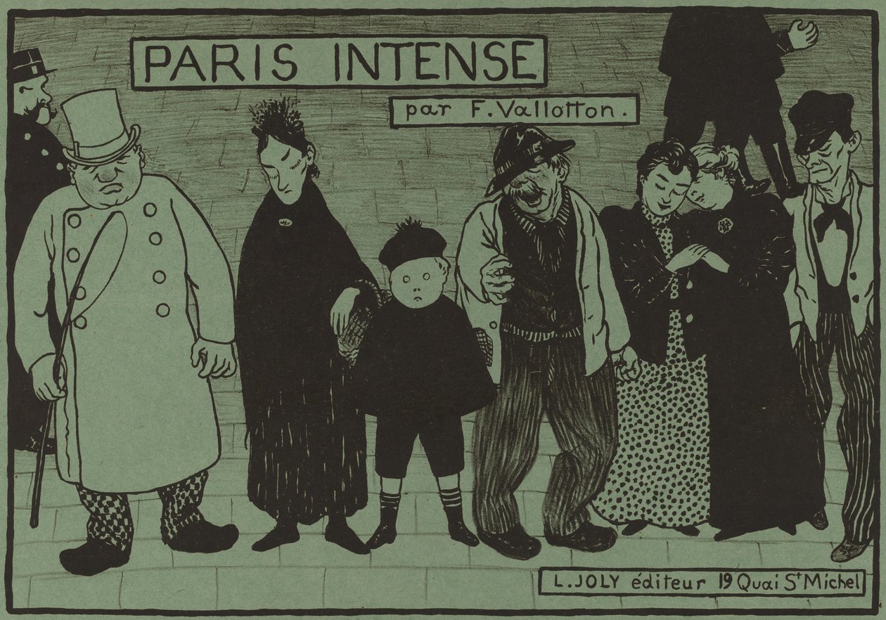 غلاف ألبوم "Paris Intense" بواسطة فيليكس فالوتون