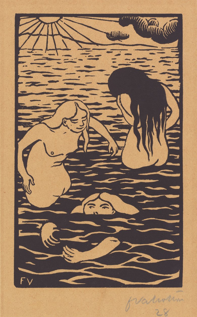 ثلاثة باثرز ، 1894. بواسطة فيليكس فالوتون