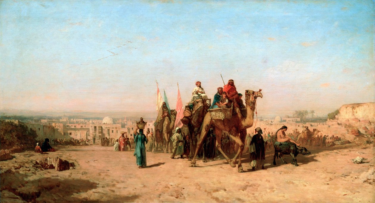 قافلة ، 1860. بواسطة فيليكس زيم
