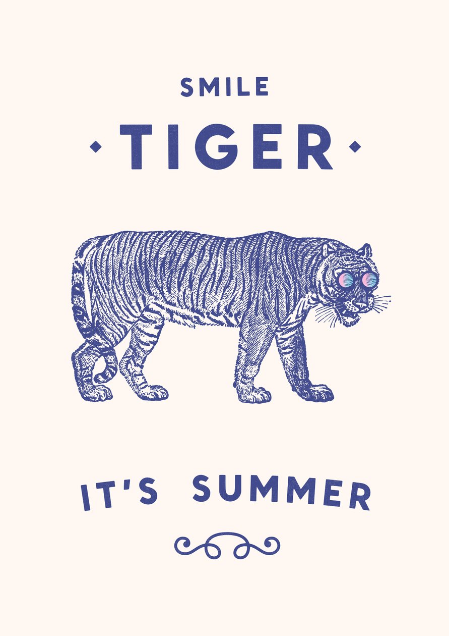 Smile Tiger، 2020 (رقمي) بواسطة فلوران بودارت