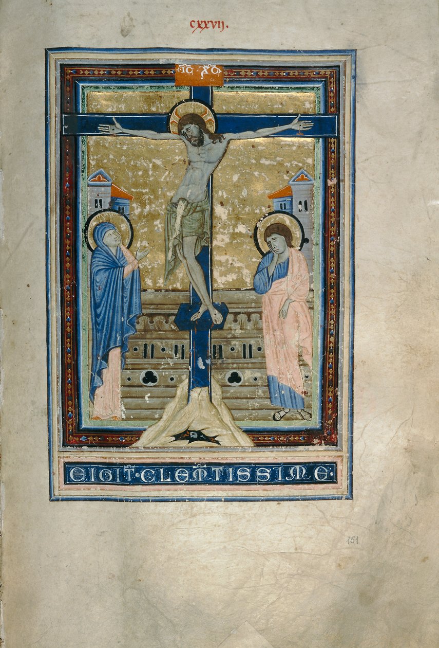 صلب (Cod. Conventi Suppressi، ms. 233، c. 151) بواسطة مدرسة فلورنسا