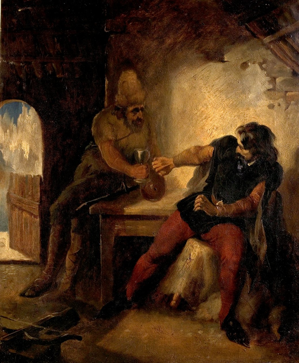 مانفريد في شاموا هنترز هت ، c.1850 بواسطة فورد مادوكس براون