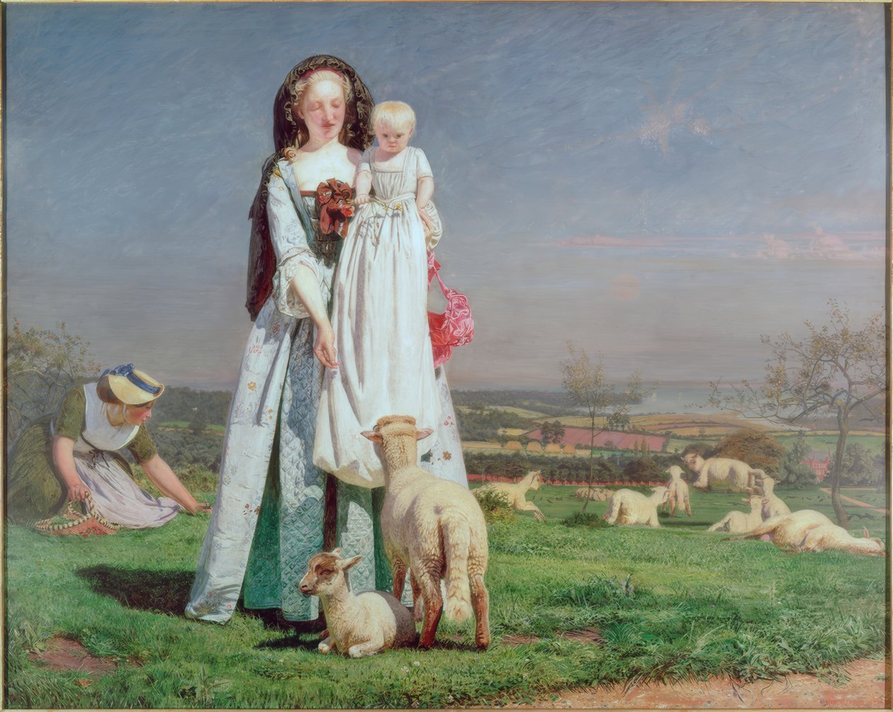جميلة Baa-Lambs بواسطة فورد مادوكس براون