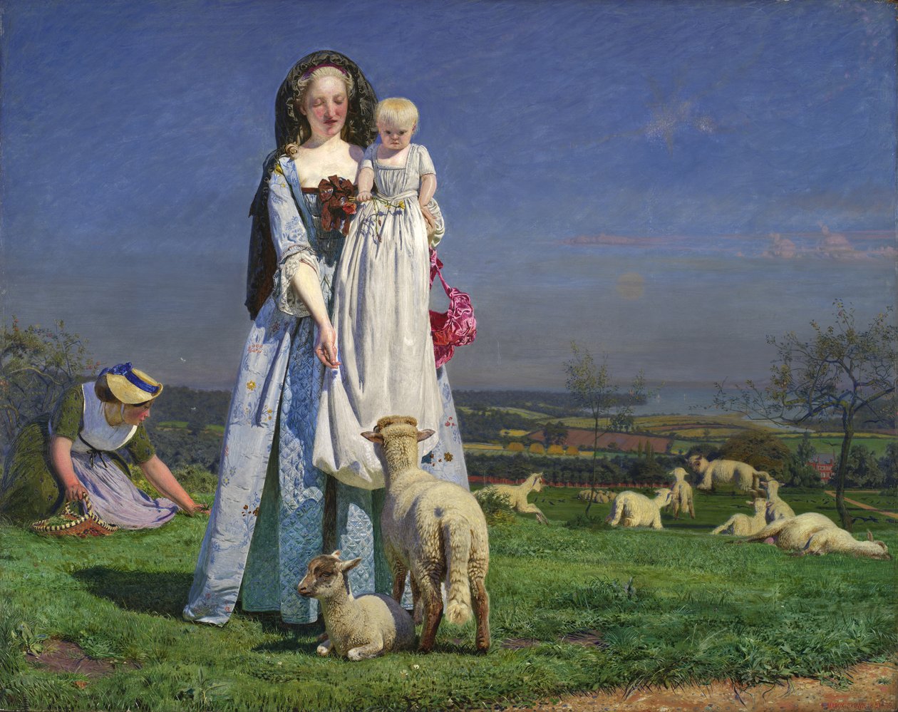 جميلة Baa-Lambs بواسطة فورد مادوكس براون