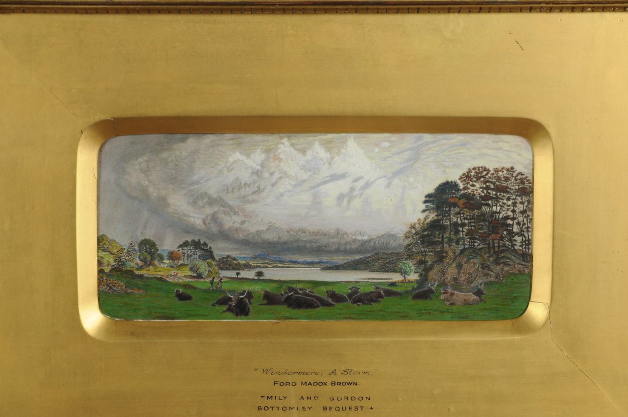 Windermere - عاصفة ، 1848 (مرحاض على ورق) بواسطة فورد مادوكس براون