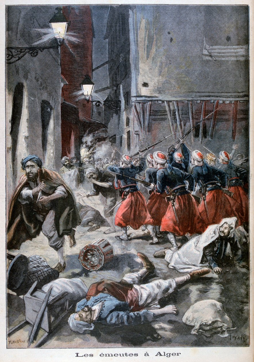 أعمال الشغب المعادية لليهود في الجزائر ، 1898. بواسطة Fortuné Méaulle