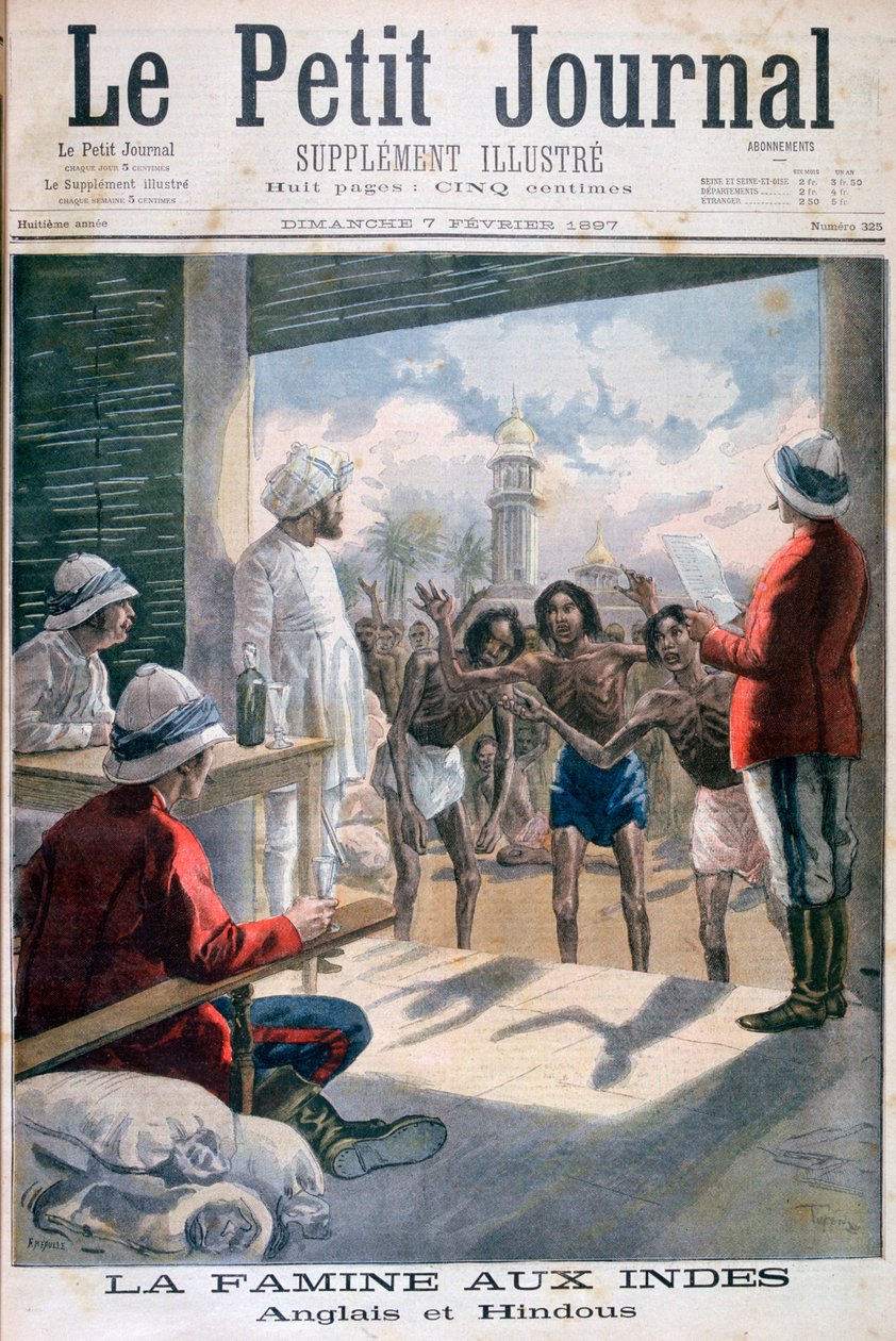 المجاعة في الهند ، 1897 بواسطة Fortuné Méaulle