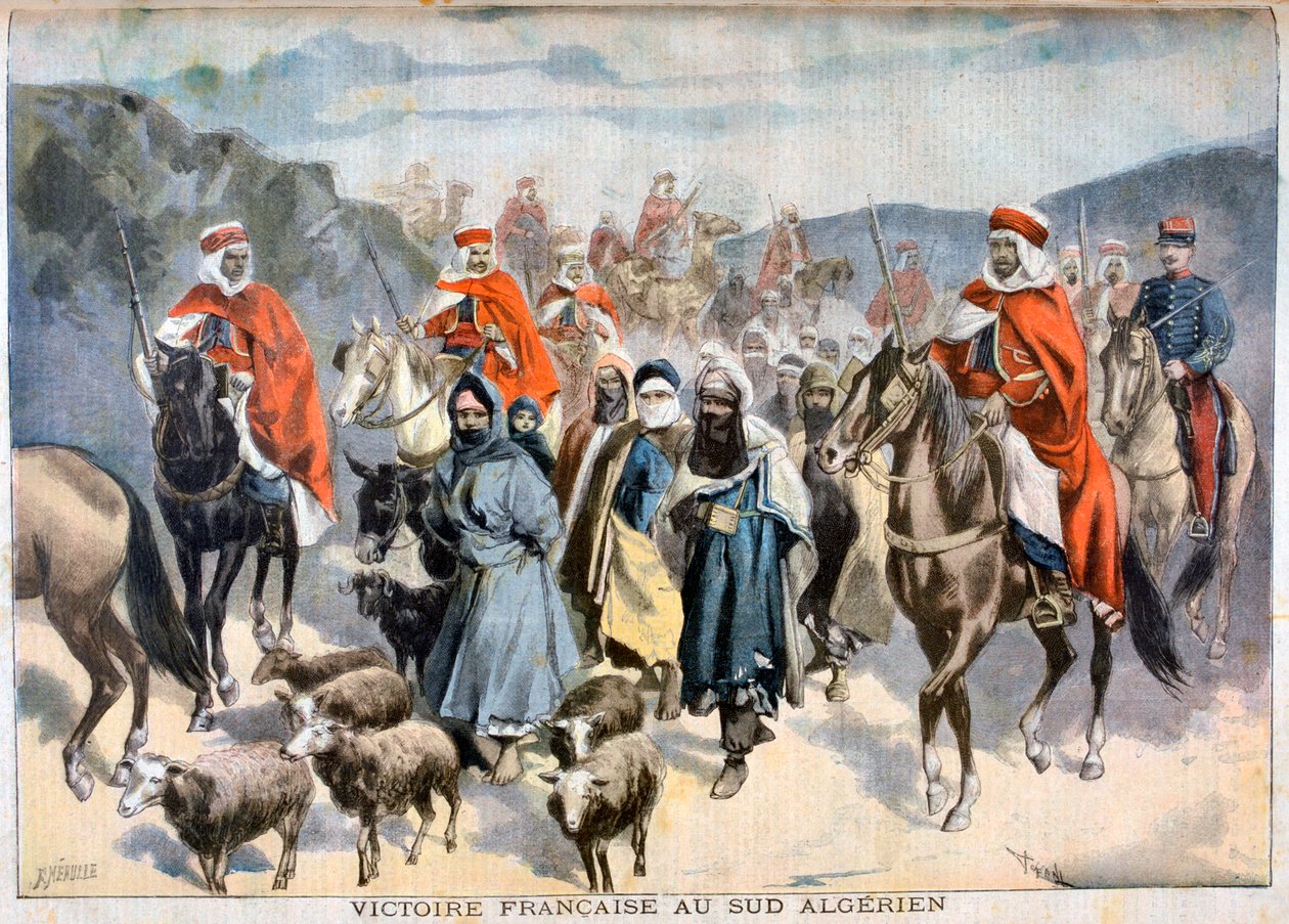 النصر الفرنسي في جنوب الجزائر 1897 بواسطة Fortuné Méaulle