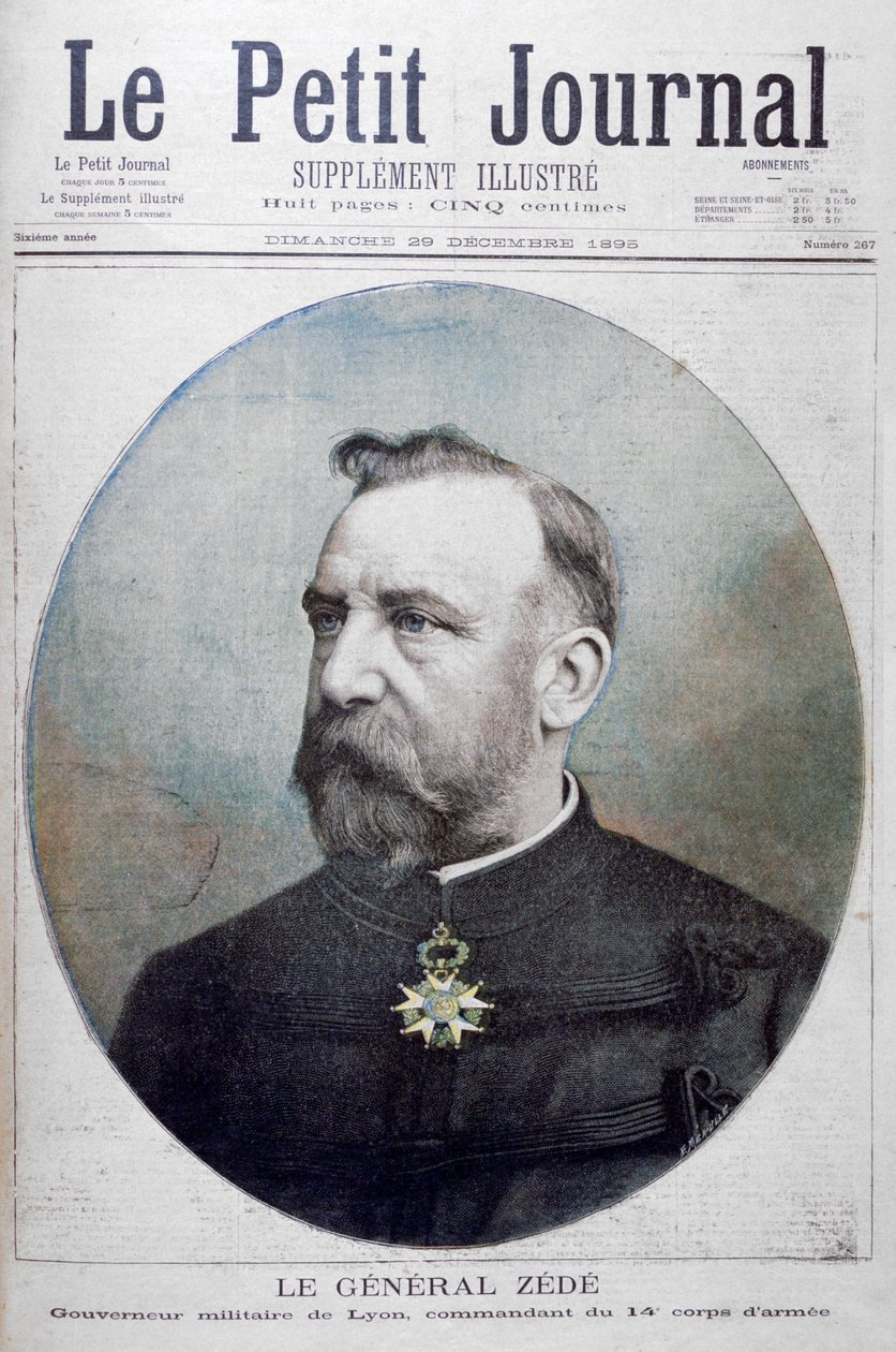 الجنرال زيد ، الحاكم العسكري في ليون ، فرنسا ، 1895 بواسطة Fortuné Méaulle