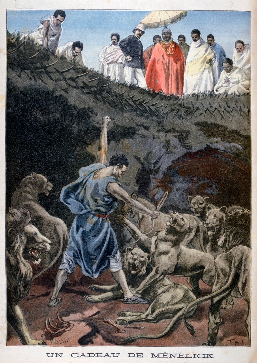 منليك الثاني من إثيوبيا ، 1898 بواسطة Fortuné Méaulle