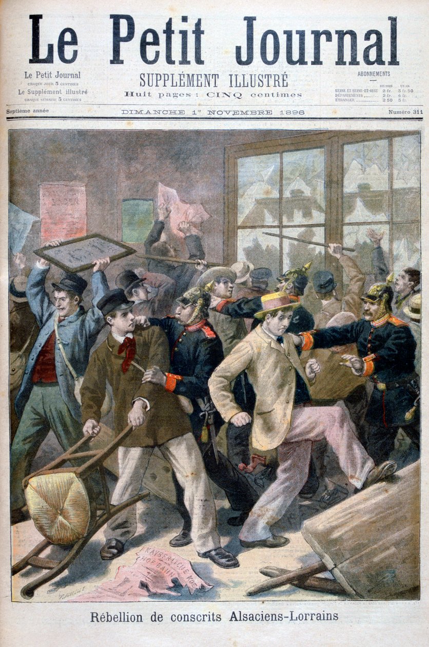 تمرد المجندين Alsaciens-Lorrains ، 1896 بواسطة Fortuné Méaulle