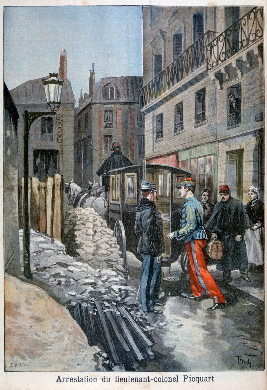 القبض على المقدم بيكوارت ، 1898 بواسطة Fortuné Méaulle