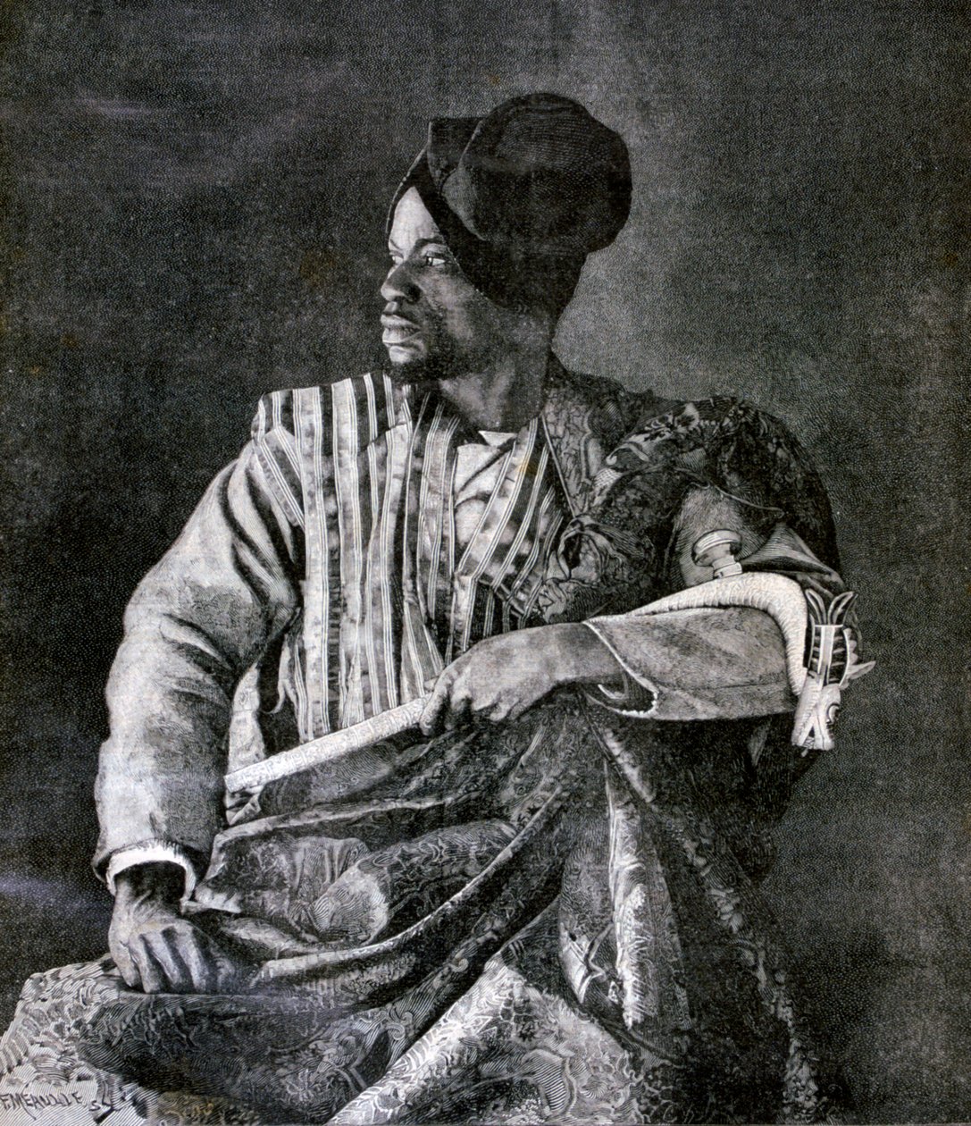 مبعوث داهومي الرئيسي للملك بهانزين في باريس ، 1893 بواسطة Fortuné Méaulle