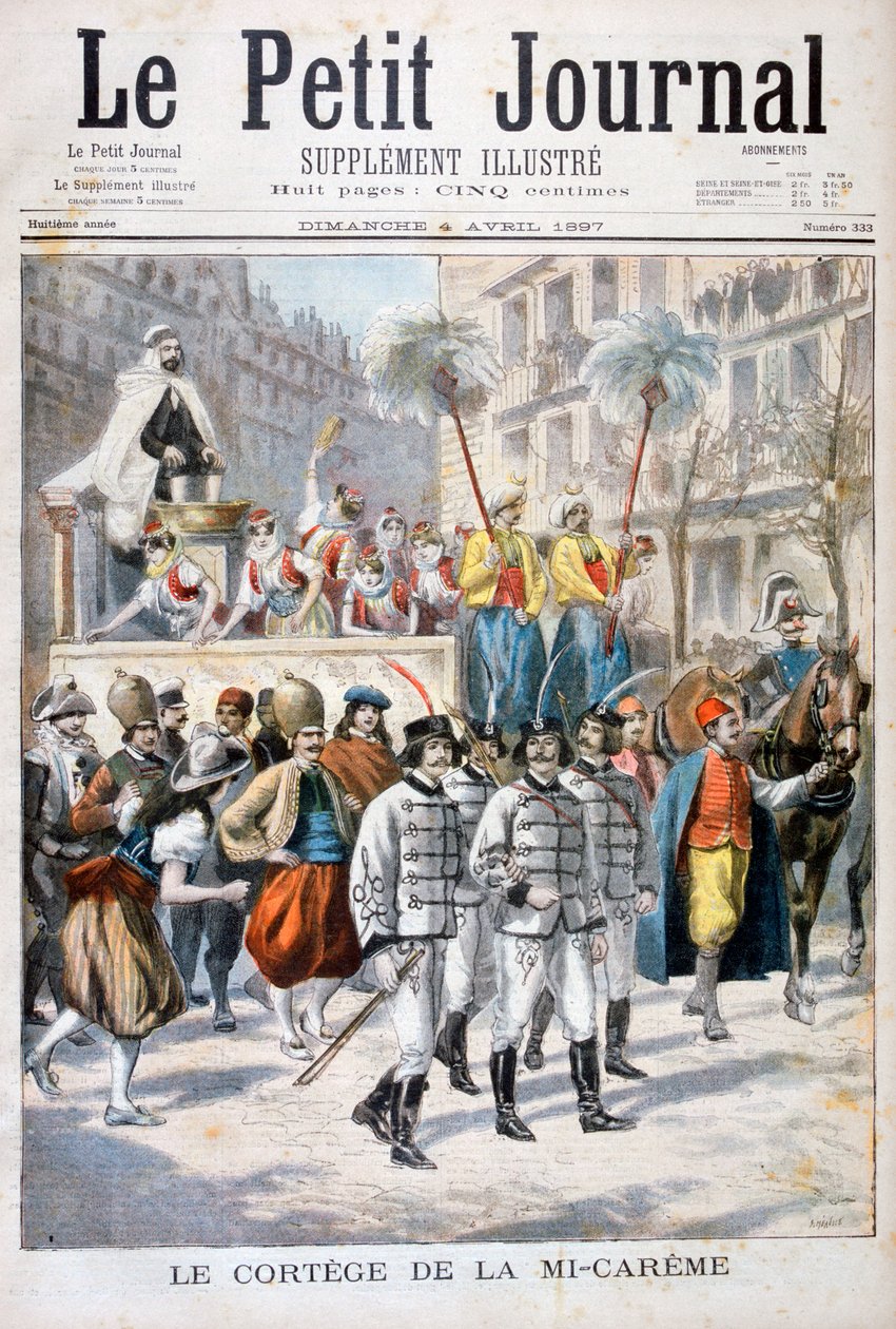 موكب مهرجان منتصف الصوم ، 1897 بواسطة Fortuné Méaulle