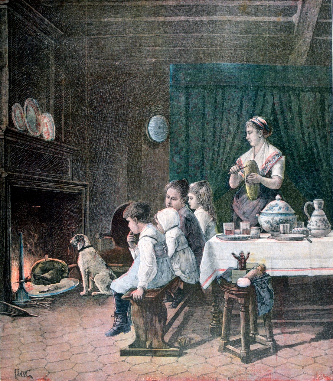 الانتظار ، 1890 بواسطة Fortuné Méaulle